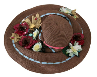 Elegant Floppy Floral Wide Brim Hat - Luxury for You