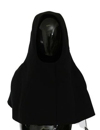 Elegant Black Hooded Scarf Wrap - Luxury for You