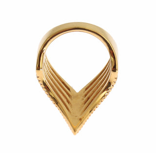 Glamorous Gold Plated Crystal Ring - Luxury for You