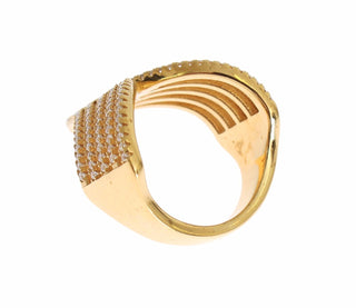 Glamorous Gold Plated Crystal Ring - Luxury for You