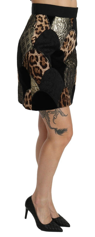 High-waisted Leopard Print Skirt - Luxury for You