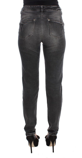 Elegant Gray Regular Fit Jeans - Luxury for You