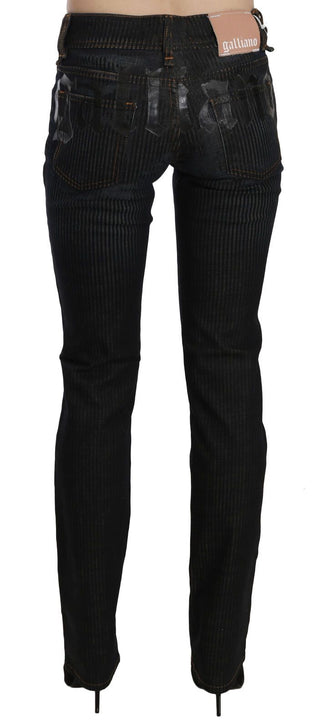 Elegant Black Slim Fit Corduroy Jeans - Luxury for You