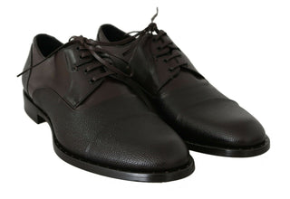 Elegant Brown Leather Formal Lace-ups - Luxury for You