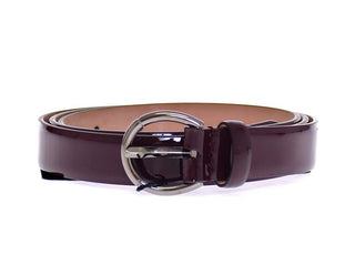 Elegant Purple Leather Belt - Italian Elegance - Luxury for You