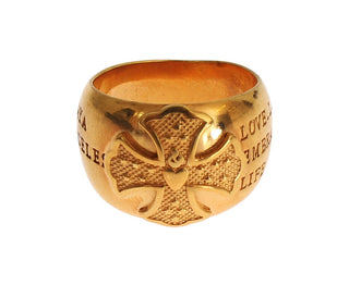 Glamorous Gold-plated Sterling Silver Ring - Luxury for You