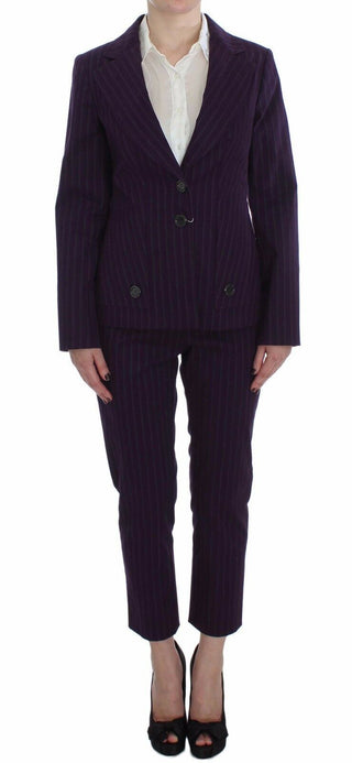 Elegant Striped Pant & Blazer Suit - Luxury for You