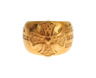 Glamorous Gold-plated Sterling Silver Ring - Luxury for You