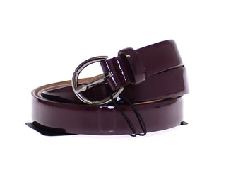 Elegant Purple Leather Belt - Italian Elegance - Luxury for You