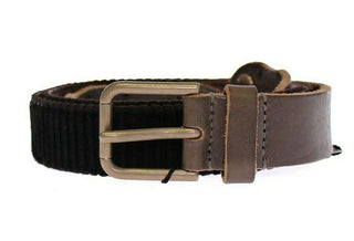 Elegant Leather-cotton Fusion Men's Belt - Luxury for You