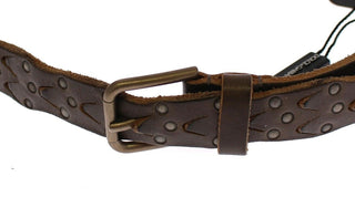 Elegant Leather-cotton Fusion Men's Belt - Luxury for You