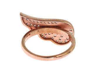 Elegant Pink Gold Cz Crystal Ring - Luxury for You