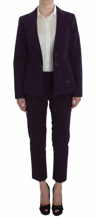 Elegant Striped Pant & Blazer Suit - Luxury for You