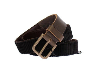 Elegant Leather-cotton Fusion Men's Belt - Luxury for You