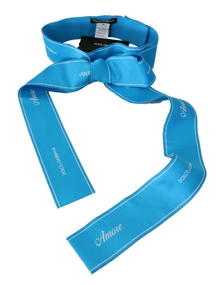 Elegant Bow Snap Blue Waist Belt - Luxury for You