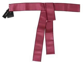 Elegant Pink Silk Wide Waist Belt - Luxury for You