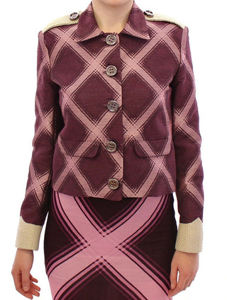 Elegant Multicolor Check Print Jacket - Luxury for You