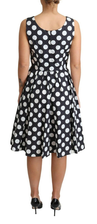 Polka Dot Sleeveless A-line Dress - Luxury for You