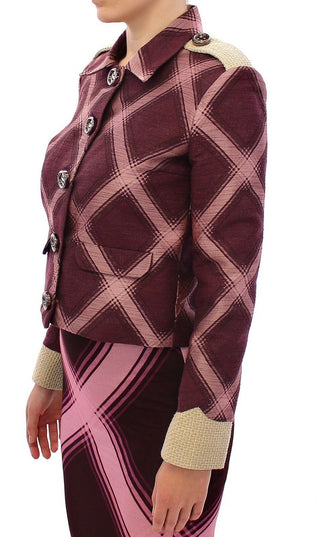 Elegant Multicolor Check Print Jacket - Luxury for You