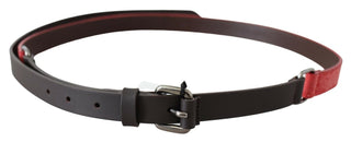 Elegant Red Brown Leather Fashion Belt - Luxury for You