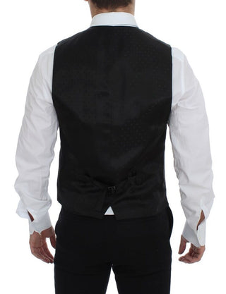 Elegant Gray Wool Formal Dress Vest - Luxury for You