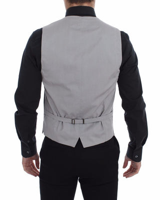 Elegant Gray Slim Fit Dress Vest - Luxury for You