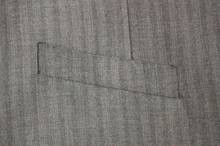 Elegant Gray Striped Wool Dress Vest - Luxury for You