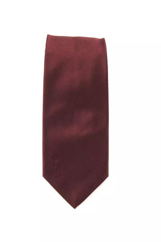 Burgundy Embroidered Italian Luxury Tie