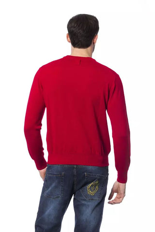 Embroidered Merino Wool Crew Neck Sweater - Luxury for You