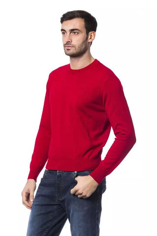 Embroidered Merino Wool Crew Neck Sweater - Luxury for You