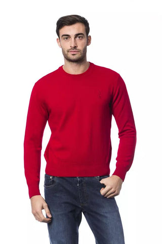 Embroidered Merino Wool Crew Neck Sweater - Luxury for You