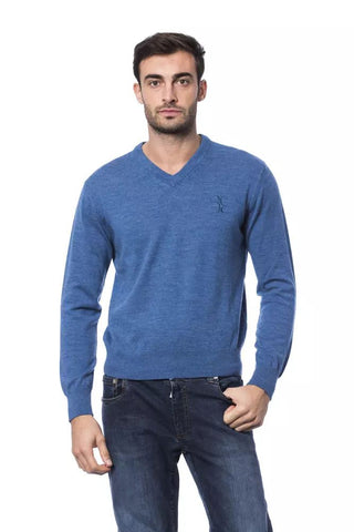 Embroidered Merino Wool Crew Neck Sweater - Luxury for You