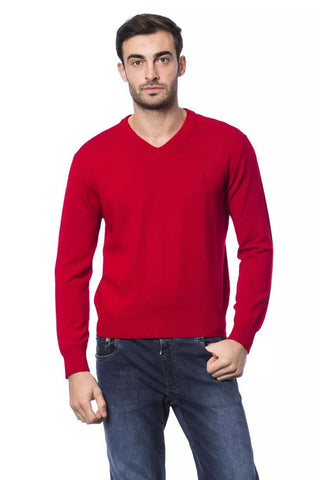 Embroidered Merino Wool Crew Neck Sweater - Luxury for You