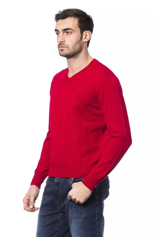 Embroidered Merino Wool Crew Neck Sweater - Luxury for You