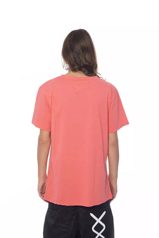 Elegant Pink Round Neck Cotton Tee - Luxury for You