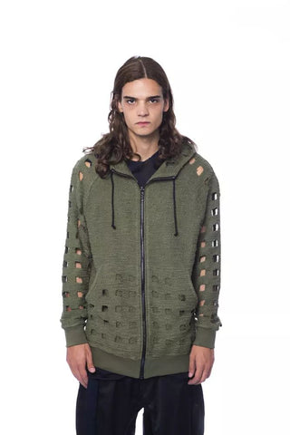 Oversized Hooded Fleece - Army Zip Comfort - Luxury for You