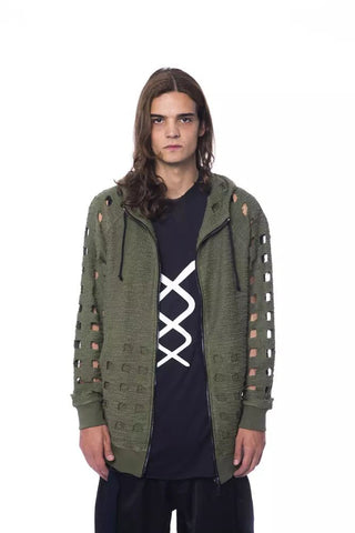 Oversized Hooded Fleece - Army Zip Comfort - Luxury for You