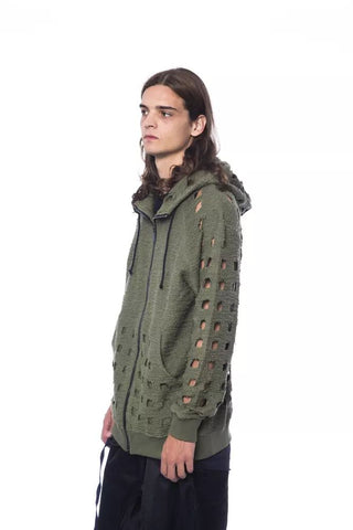 Oversized Hooded Fleece - Army Zip Comfort - Luxury for You