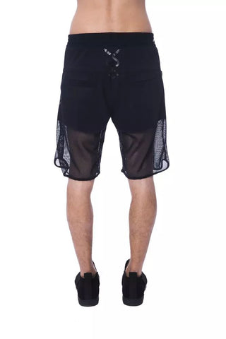 Elevate Your Style With Chic Transparent-panel Shorts - Luxury for You