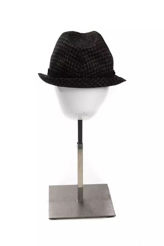 Black Virgin Wool Women Hat