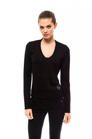 Embellished V-neck Wool Blend Sweater - Luxury for You