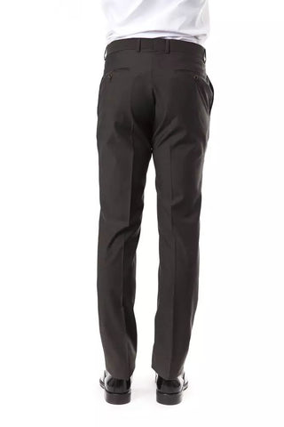 Elegant Gray Woolen Suit Pants - Drop 7 - Luxury for You