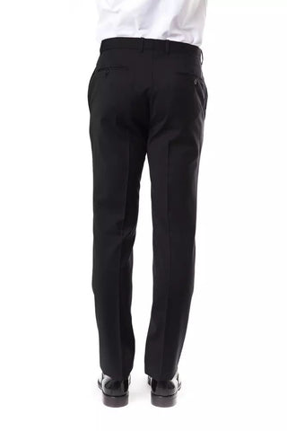 Elegant Gray Woolen Suit Pants - Luxury for You