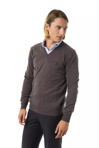 Exquisite V-neck Embroidered Merino Sweater - Luxury for You