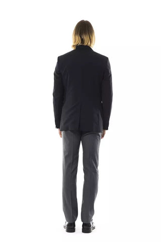 Elegant Wool Two-button Men's Blazer - Luxury for You