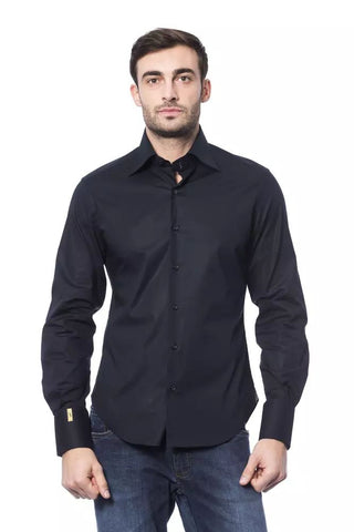 Elegant Monogram Blue Shirt For Men - Luxury for You