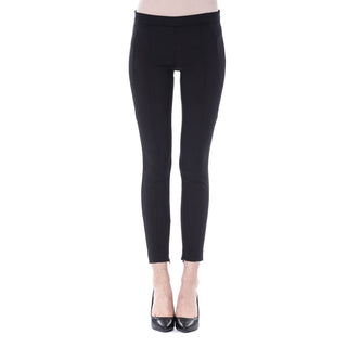 Elegant Black Skinny Pants With Zip Closure - Luxury for You