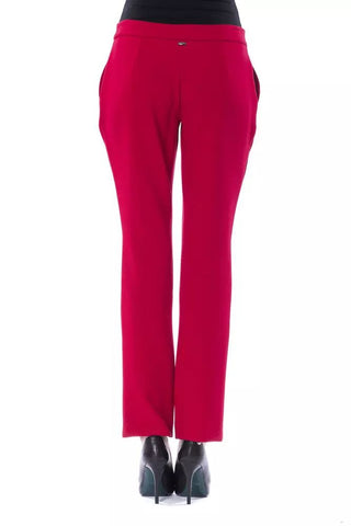 Chic Fuchsia Slim Fit Trousers - Luxury for You