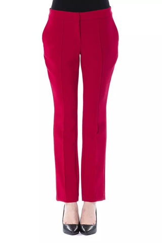 Chic Fuchsia Slim Fit Trousers - Luxury for You