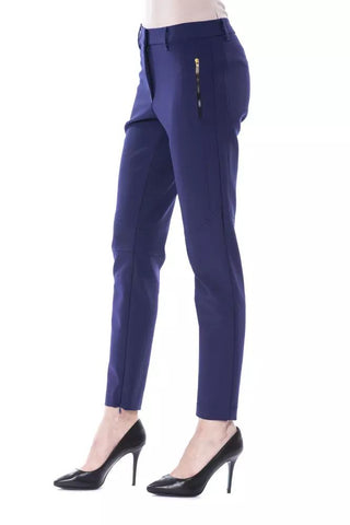 Chic Slim Fit Trousers With Zip Pockets - Luxury for You